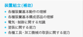 装置組立（補助）
